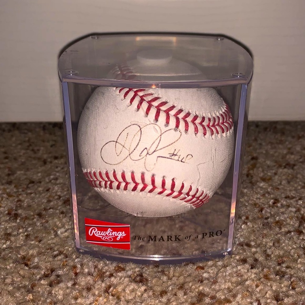 2018 didi gregorius authentic signed baseball